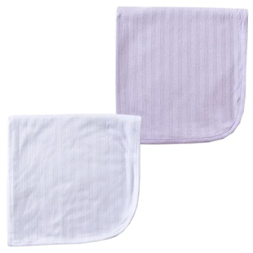 Touched by Nature Swaddle Blanket 2-Pack in Lavender/White