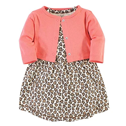 Touched by Nature and Cardigan Casual Dress in Leopard