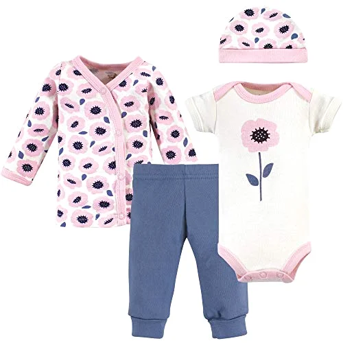 Touched by Nature Preemie Layette Set in Blossoms