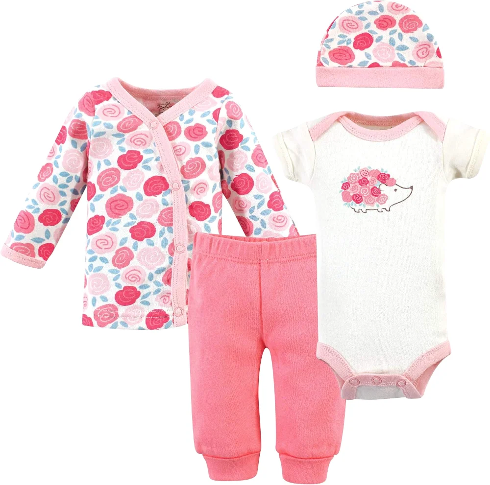 Touched by Nature Preemie Layette Set in Rosebud